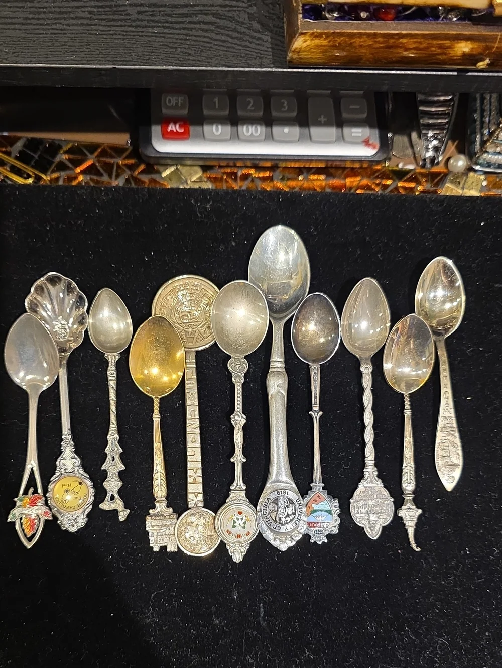 Vintage sterling silver collectibles small Spoons